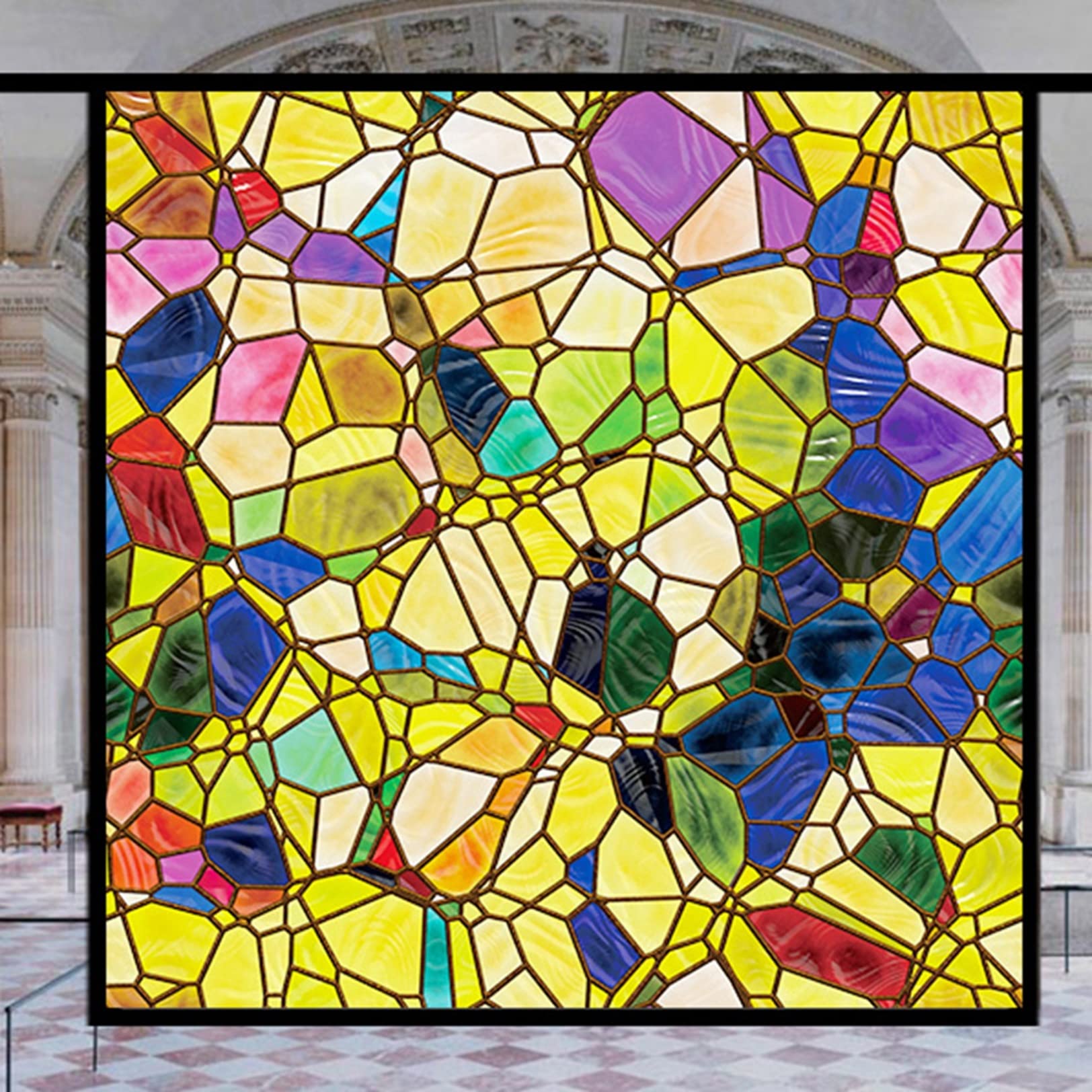 新品ステンドグラスカラフル